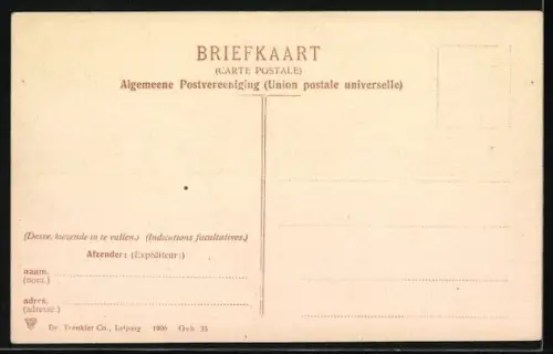 AK `s Gravenhage, Gezicht op het Huis ten Bosch Voorzijde