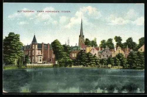AK Rotterdam, Park Honingen, Vijver