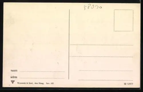 AK Scheveningen, Schipbreuk b. d. Hollandsche Kust, Seenotrettung
