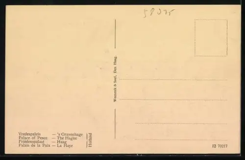 AK Den Haag, Vredespaleis