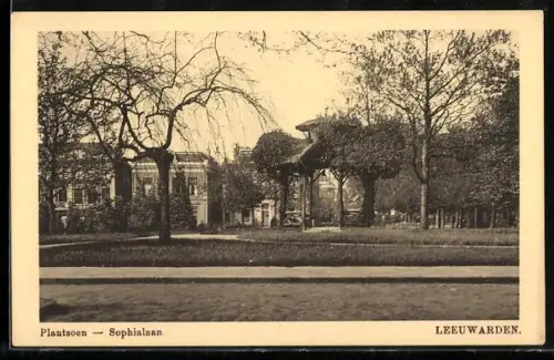 AK Leeuwarden, Plantsoen, Sophialaan