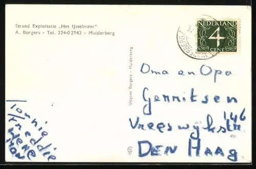 AK Muiderberg, Strand Exploitatie Het Ijsselmeer, A. Borgers