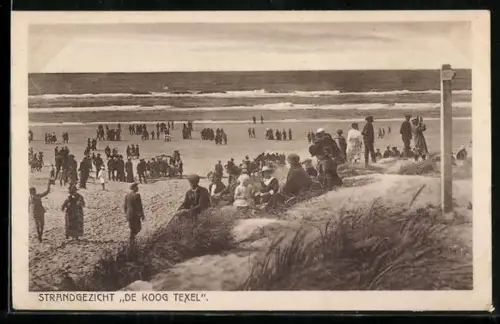 AK De Koog /Texel, Strandgezicht