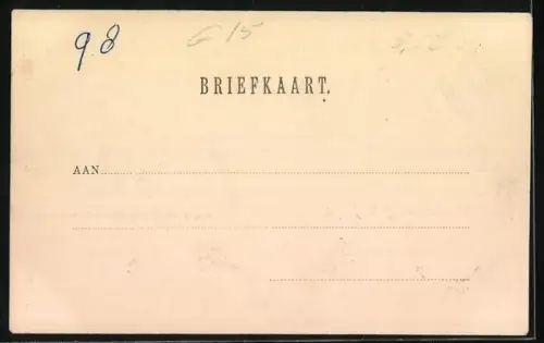 AK Bussum, Gezicht van af `t Singel, Panorama