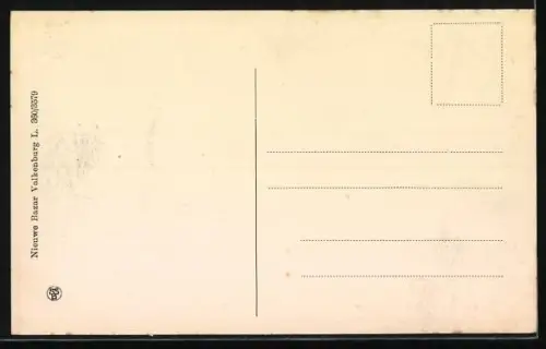 AK Groet Valkenburg /L., Wilhelminatoren en Panorama