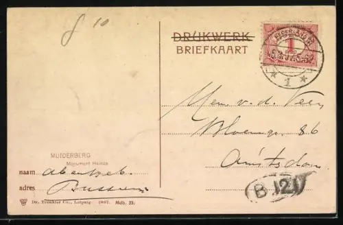 AK Muiderberg, Monument Heinze