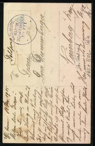 AK Portrait Zar Ferdinand von Bulgarien in Uniform, Bulgarien mit uns!, Parlament, Kriegsministerium, bulg. Flagge