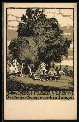 AK Sonderschau Verband Deutscher Sängerverbindungen