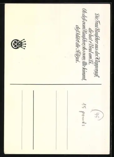 AK Alt-Frankfurt, 2 aus der Klappergass: Ludwig Käss und Frau Rauscher