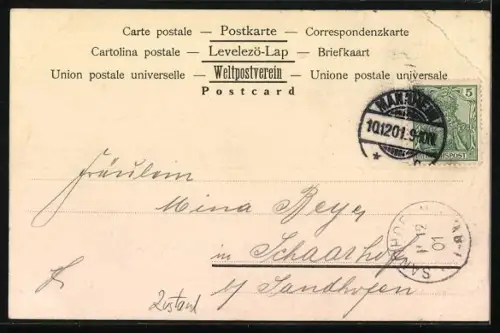 Künstler-Lithographie H. Fründt: Wagner`s Meistersinger, Jugendstil