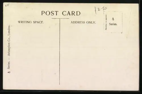 AK Kaiser Franz Joseph I. von Österrreich im Passepartout mit Fahne und Wappen