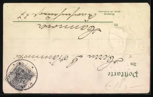 Lithographie Hannover, 14. Deutsches Bundesschiessen 1903, Festhalle, Kronprinz Wilhelm