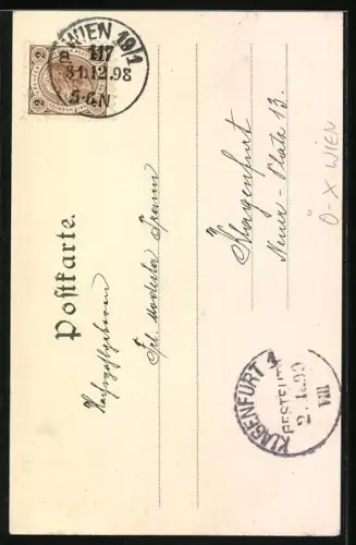 AK Wien, Fliegende Radfahrerin über dem Parlament