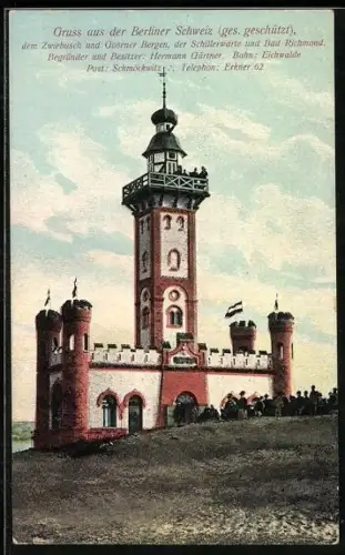 AK Gosen /Schmöckwitz, Gasthof Berliner Schweiz H. Gärtner