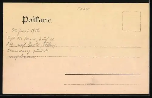 AK Berlin-Karow, Turnplatz mit Kirche und Schule, Kindergruppe