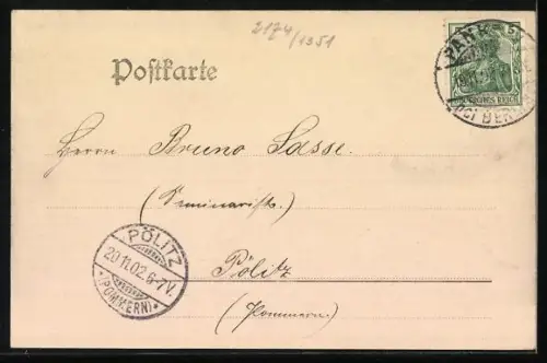 AK Berlin-Pankow, Breitestrasse mit Blick zu einem Tumgebäude