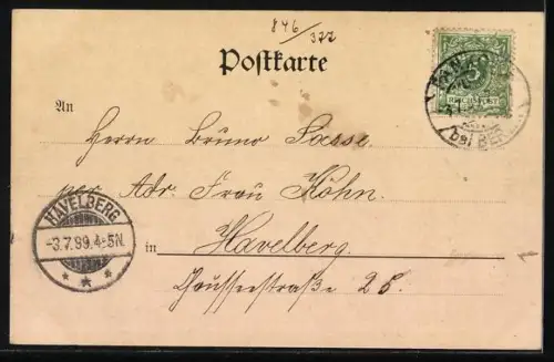 AK Berlin-Pankow, Partie am Amalien-Park