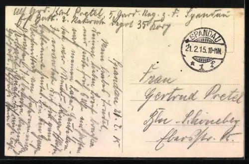 AK Berlin-Spandau, Potsdamerstrasse mit Nicolaikirche