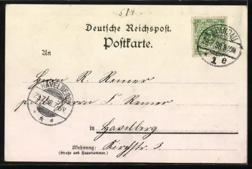 Lithographie Berlin-Hakenfelde, Pepita-Ruh, Pepita-Saal