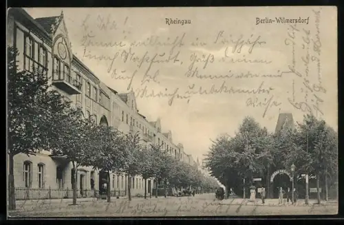 AK Berlin-Wilmersdorf, Am Restaurant Rheingau