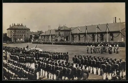 Foto-AK Bautzen, Kaserne des Infanterie-Regiments 103