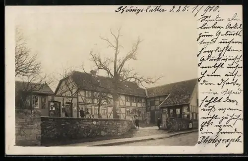 Foto-AK Königslutter, Haus Jahns, 1910