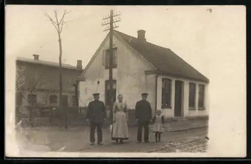 Foto-AK Elmshorn, Haus und Gehöft am Hahnenkamp