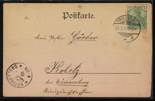 AK Berlin-Friedenau, Totalansicht mit Sportpark