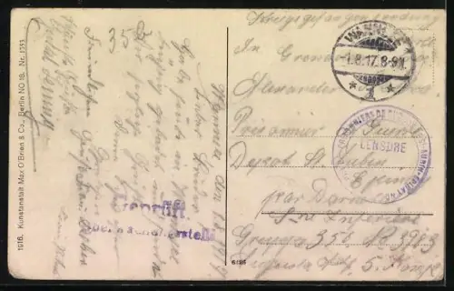 AK Berlin-Wannsee, Vereins-Seglerhaus mit Booten, vom Wasser gesehen