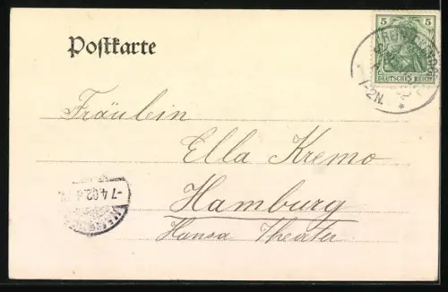 AK Schönholz / Pankow, Partie am Gasthof Schützenhaus