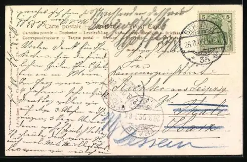 AK Berlin-Charlottenburg, Achenbachstrasse von der Nürnbergerstrasse