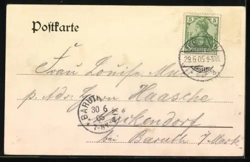 AK Berlin-Friedenau, Wielandstrasse Ecke Hauffstrasse