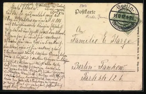 AK Berlin-Oberschöneweide, Edisonstrasse Ecke Wilhelminenhofstrasse