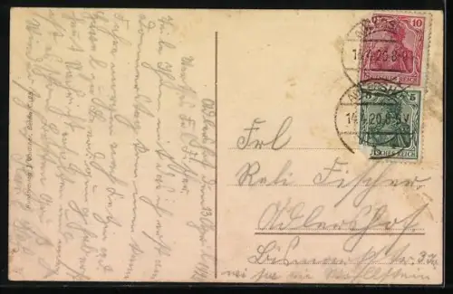 AK Berlin-Adlershof, Genossenschaft-Strasse mit Buchdruckerei