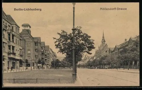 AK Berlin-Lichtenberg, Möllendorf-Strasse