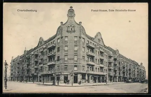 AK Berlin-Charlottenburg, Pascalstrasse, Ecke Helmholtzstrasse