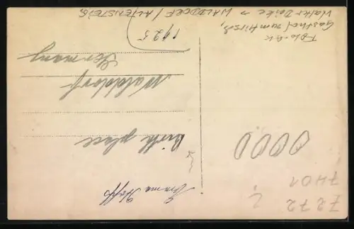 Foto-AK Walddorf /Altensteig, Gasthof zum Hirsch von Walter Deike