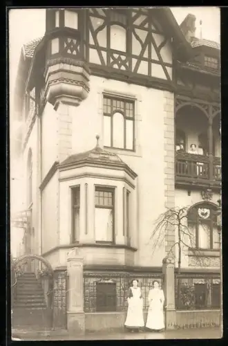 Foto-AK Dortmund, Haus in der Markgrafenstrasse 44