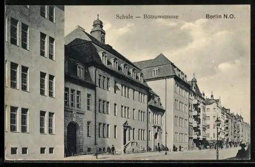 AK Berlin-Prenzlauer Berg, Schule in der Bötzowstrasse
