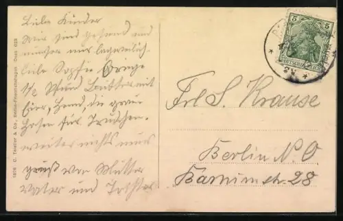 AK Rahnsdorf-Mühle, Partie in der Seestrasse