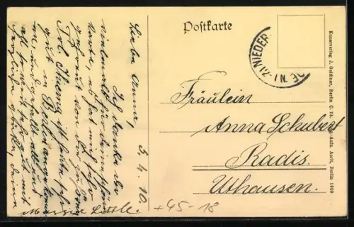 AK Berlin-Niederschöneweide, Kaiserl. Schüler-Bootshaus und Wiking-Bootshaus