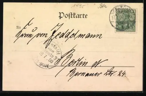 AK Berlin-Staaken, Hornemann`s Gasthaus mit Strassenpartie