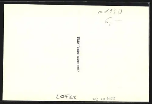 AK Lofer, Hotel Adel-Bräu, Strassenansicht