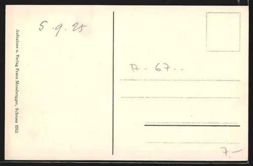 AK Bartholomäberg /Montafon, Panorama mit Kirche und Gehöften