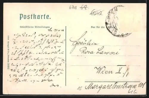 AK Brand /Vorarlberg, Kirche mit Scesaplana