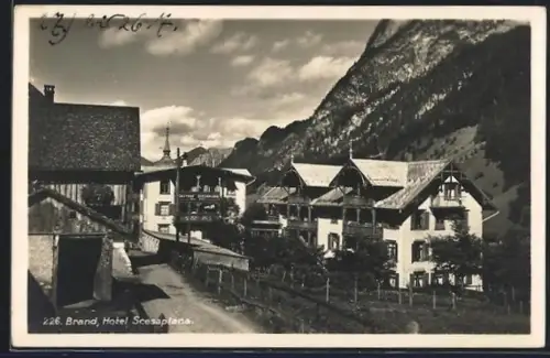 AK Brand /Vorarlberg, Hotel Scesaplana