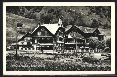 AK Brand, Hotel und Pension Beck