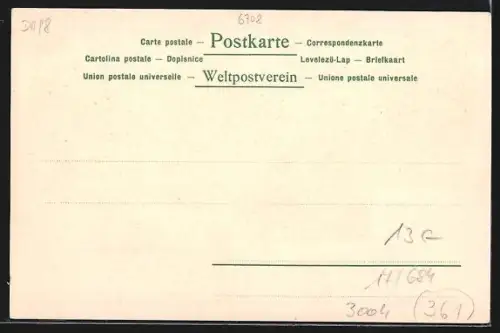 Lithographie Brand, Scesaplana, Panorama