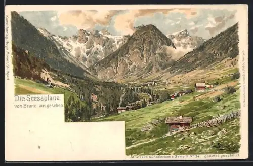 Lithographie Brand, Scesaplana