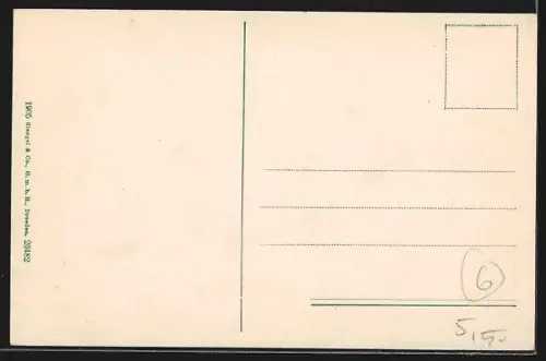 AK Brand /Vorarlberg, Kirche mit Scesaplana